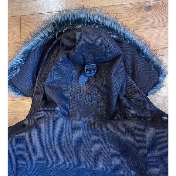 The North Face Primaloft Insulated women's Brown Hooded Jacket SIZE Small - Picture 9 of 9